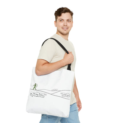 Basque Sheepherder White Tote Bag