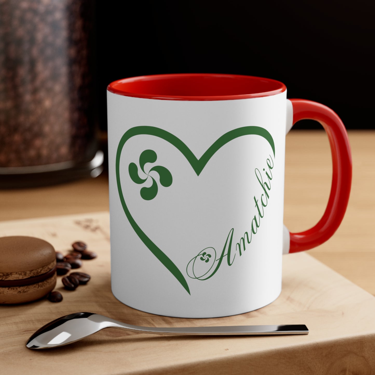 Amatchie Heart Coffee Mug, 11oz