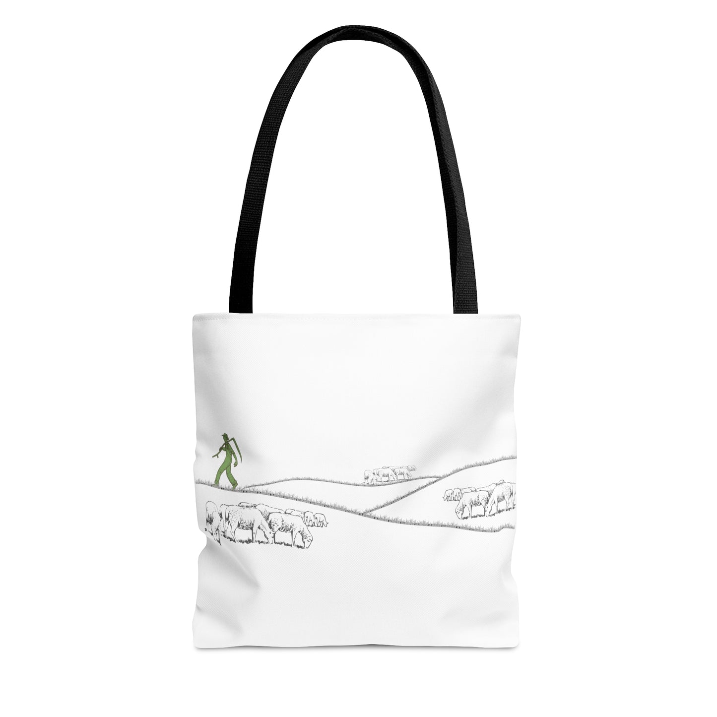 Basque Sheepherder White Tote Bag