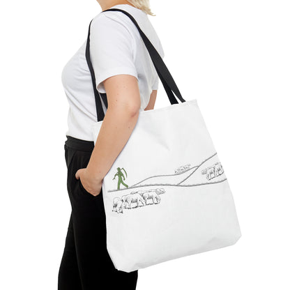 Basque Sheepherder White Tote Bag