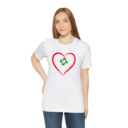 Heart with Basque Cross T-Shirt