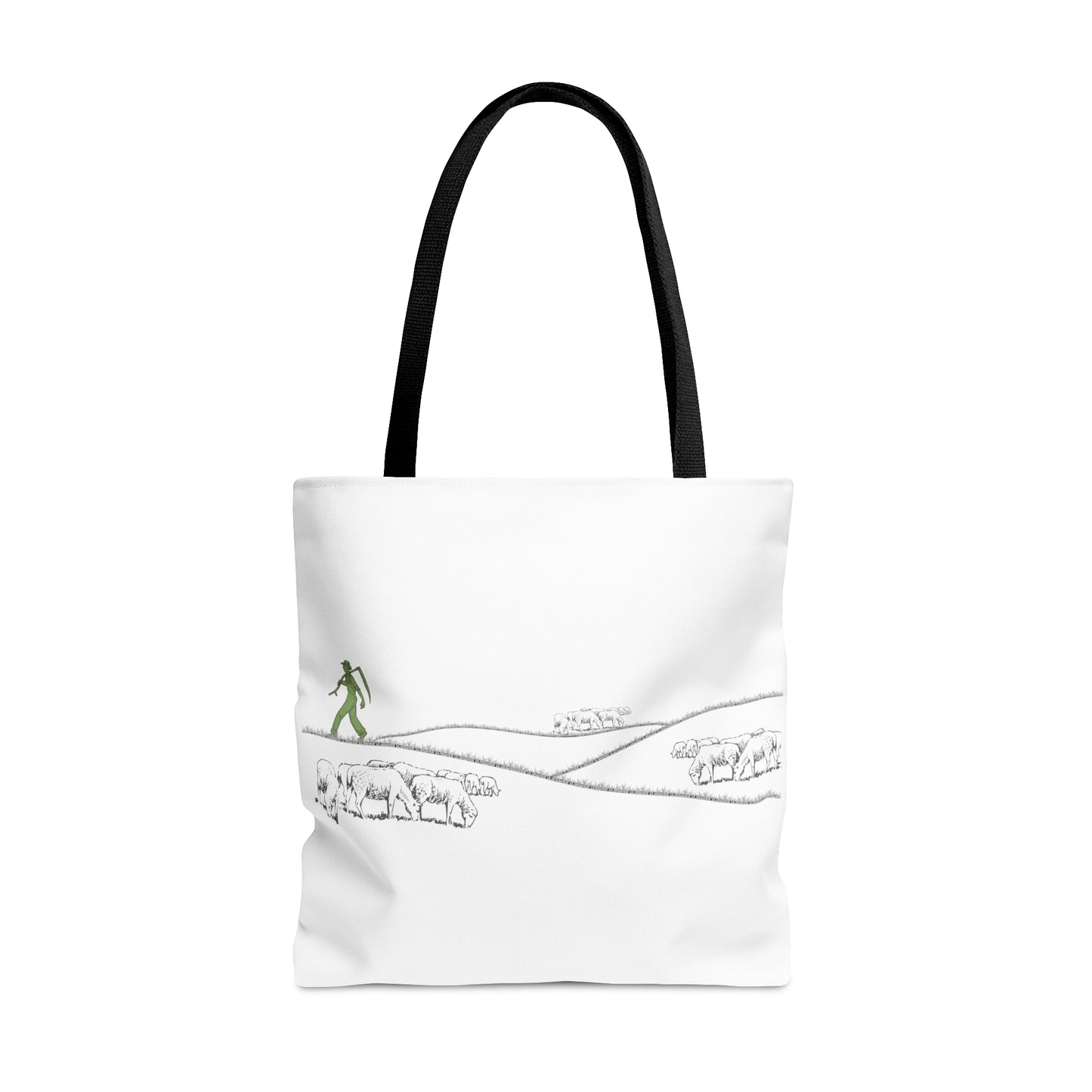 Basque Sheepherder White Tote Bag