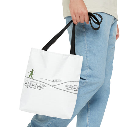 Basque Sheepherder White Tote Bag