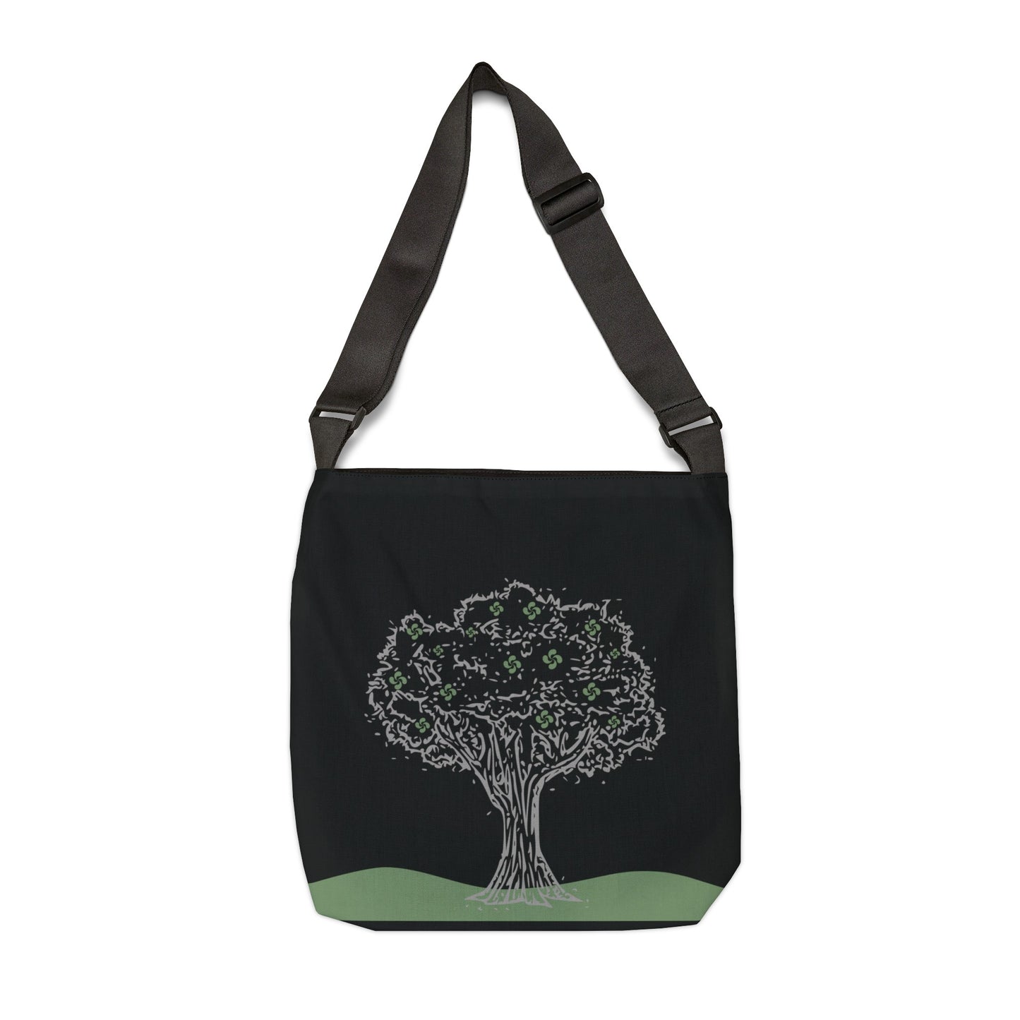 Adjustable Tote Bag Dual-sided Heart/ Gernikako Arbola