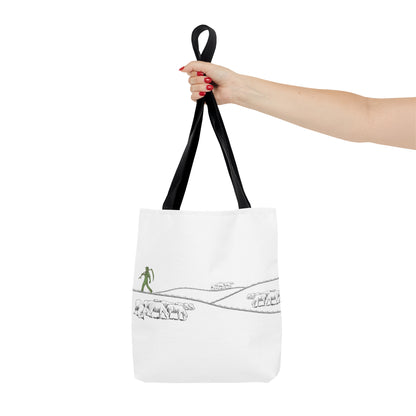 Basque Sheepherder White Tote Bag