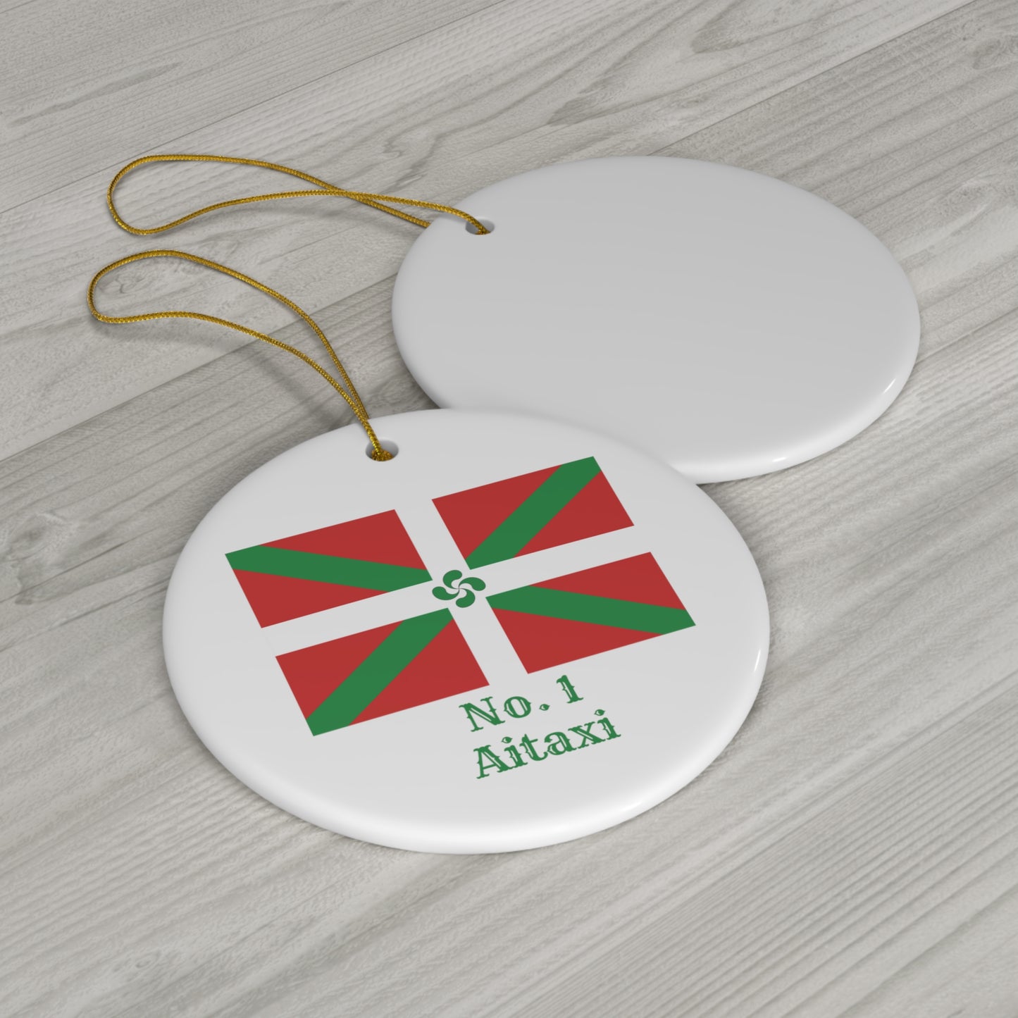 No. 1 Aitaxi White Ornament