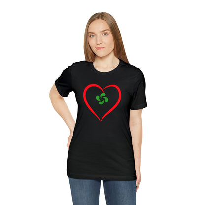 Heart with Basque Cross T-Shirt