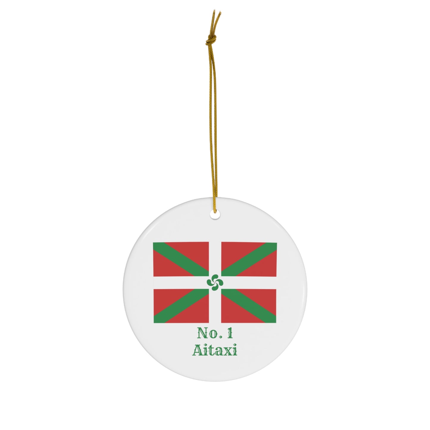 No. 1 Aitaxi White Ornament