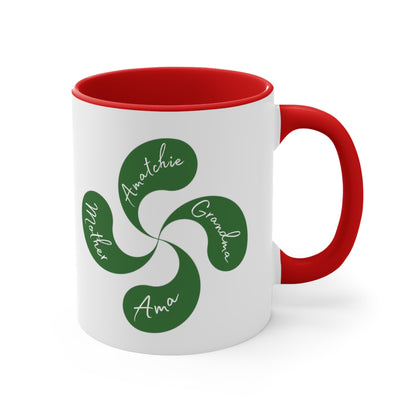 Amatchie/Ama Lauburu Coffee Mug, 11oz