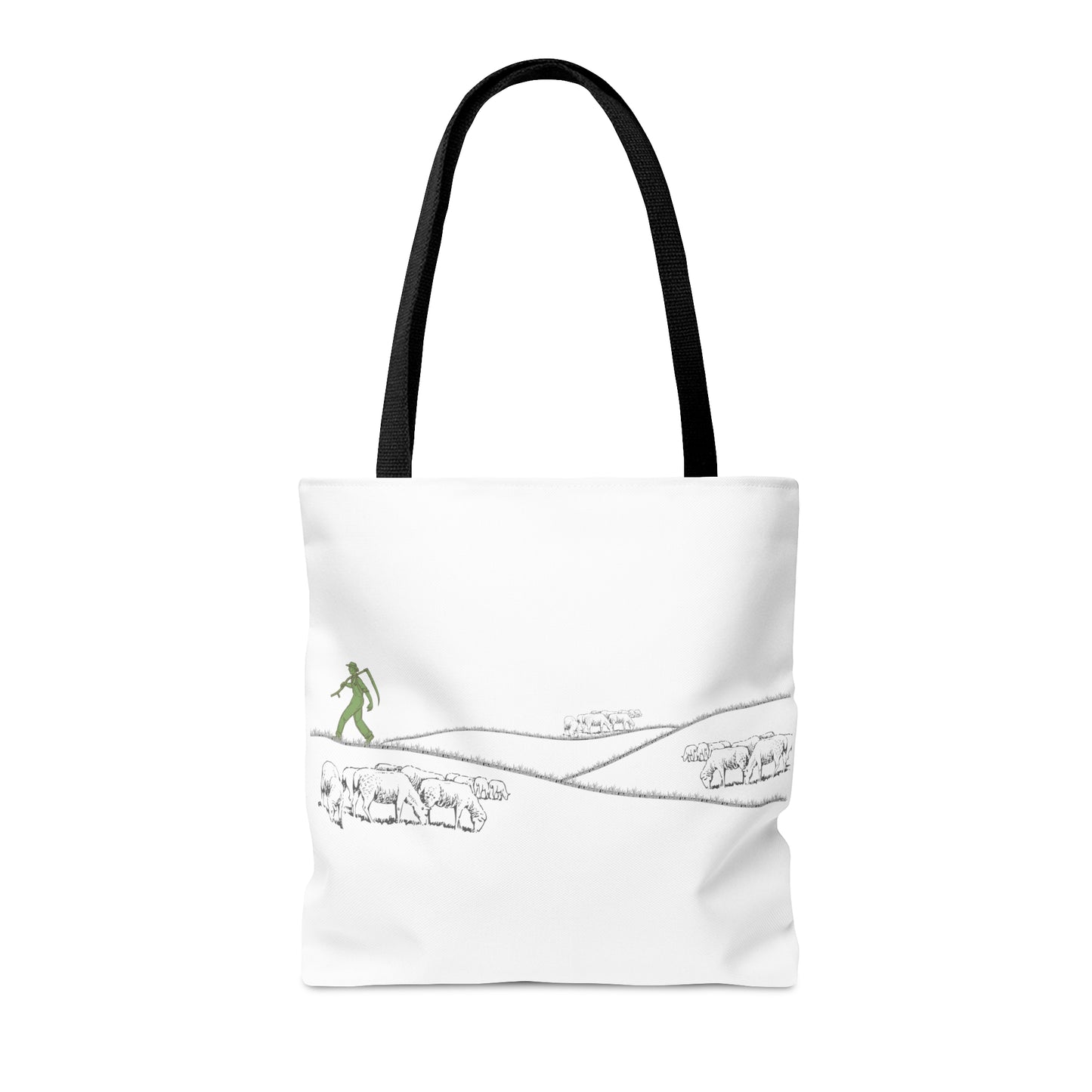 Basque Sheepherder White Tote Bag