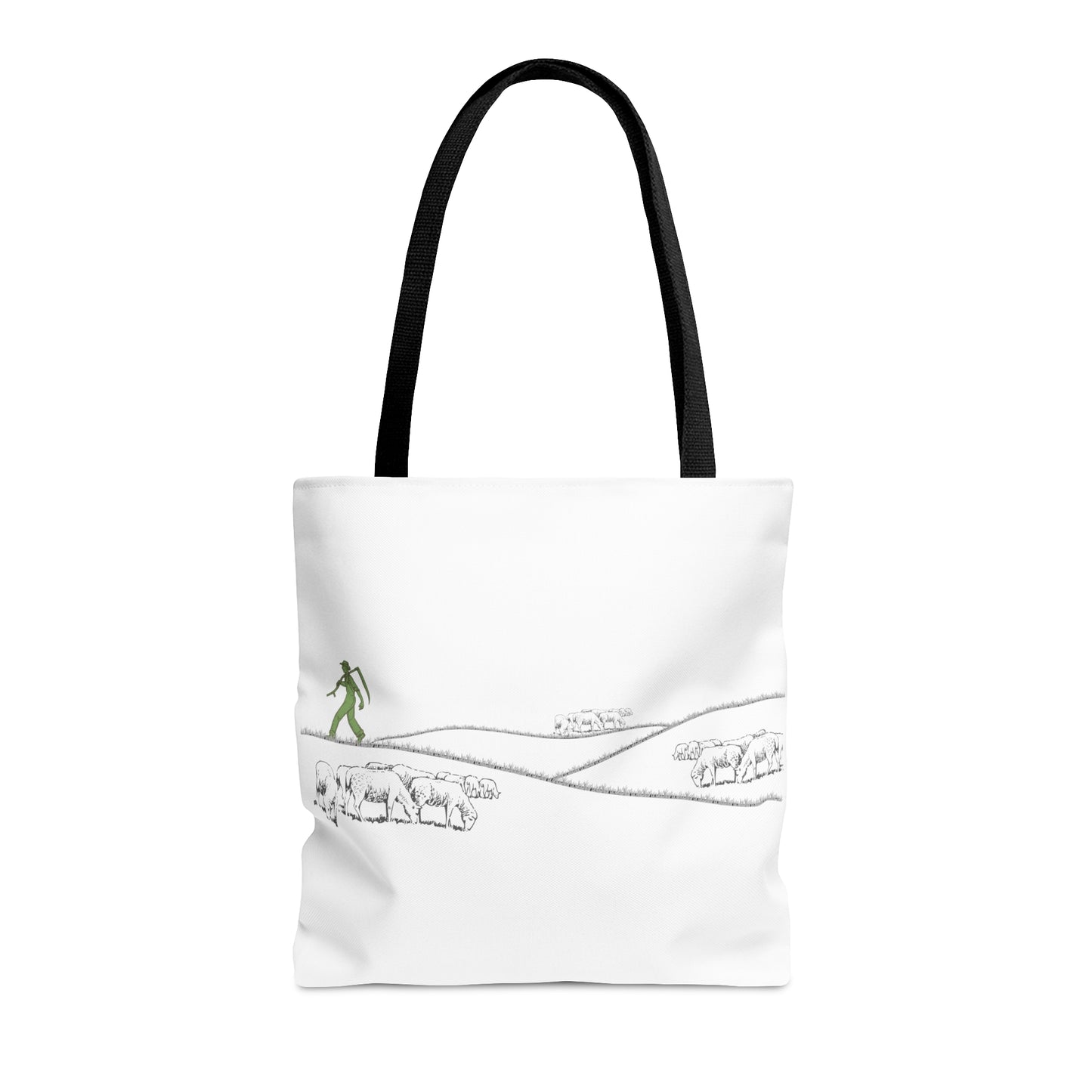 Basque Sheepherder White Tote Bag