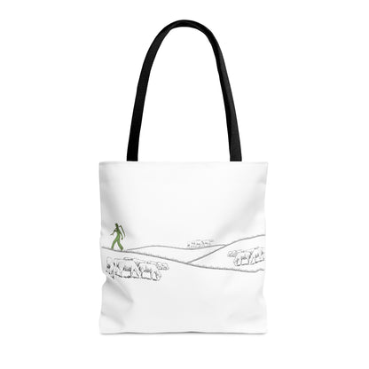 Basque Sheepherder White Tote Bag