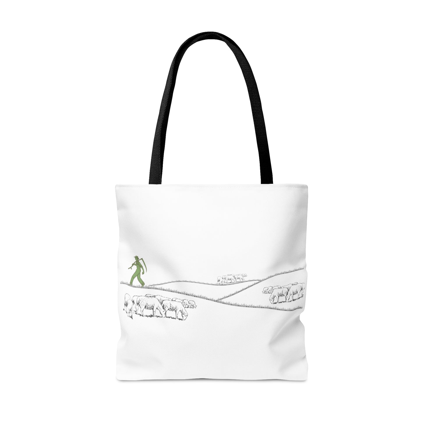 Basque Sheepherder White Tote Bag