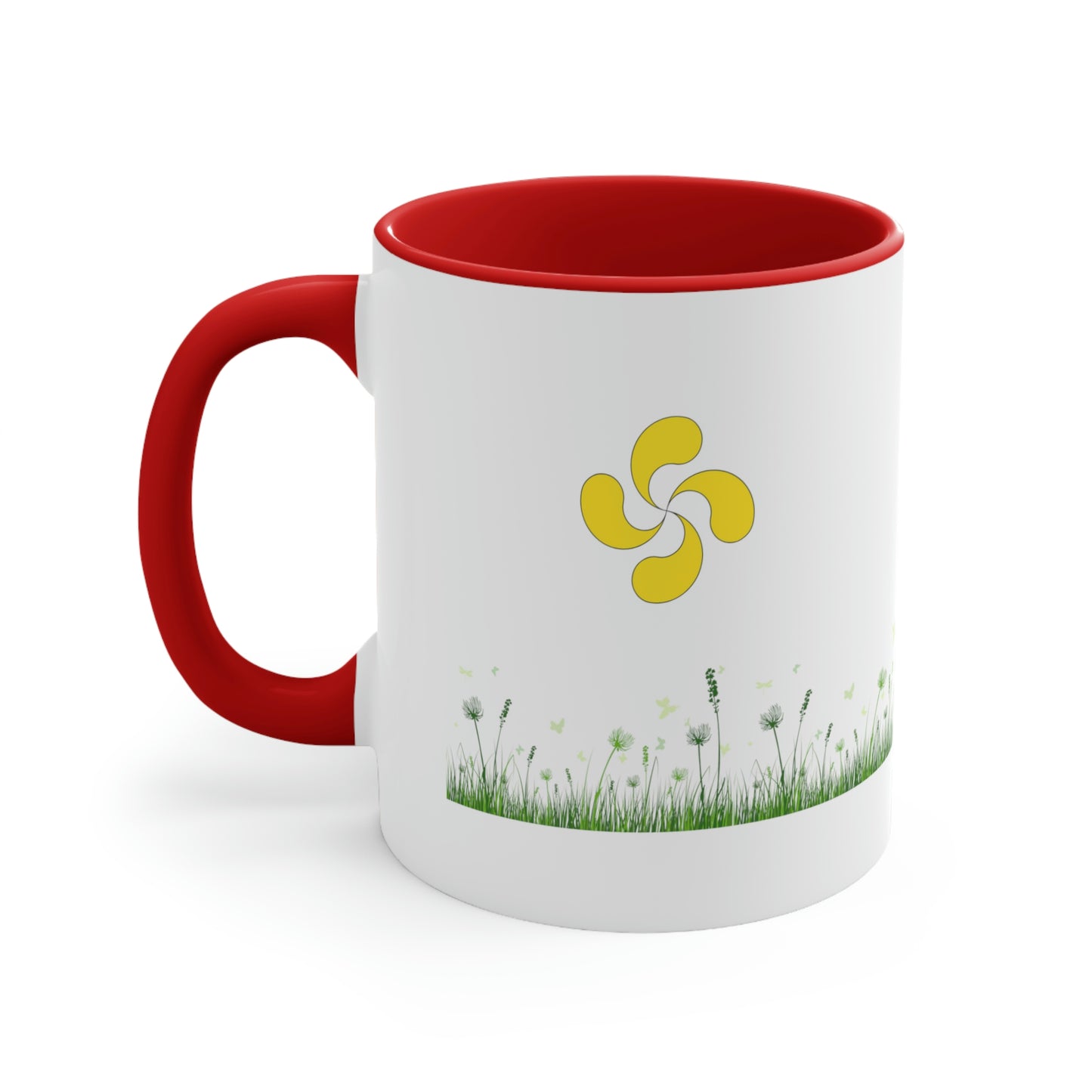 Lamb Grazing Basque Sun Coffee Mug, 11oz